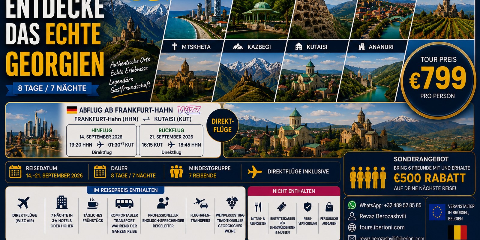 Scopri la vera Georgia — Francoforte-Hahn