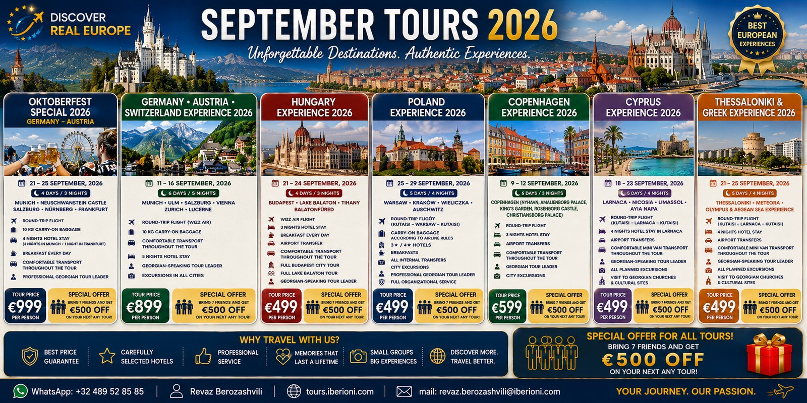 Touren im September 2026